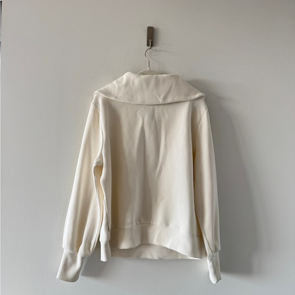 VARLEY Vine Half Zip Ivory Pullover L - Picture 5 of 7